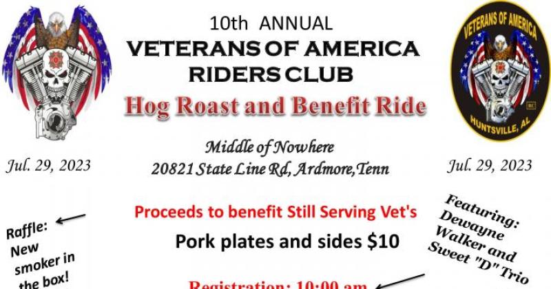 10th Annual Veterans of America RC Hog Roast and Benefit Ride