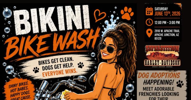 Free Bikini Bike Wash at Superstition Harley-Davidson