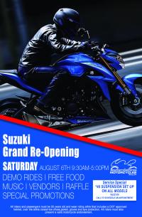 Suzuki Grand Re-Opening!