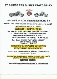 Ky Bikers for Christ State Rally