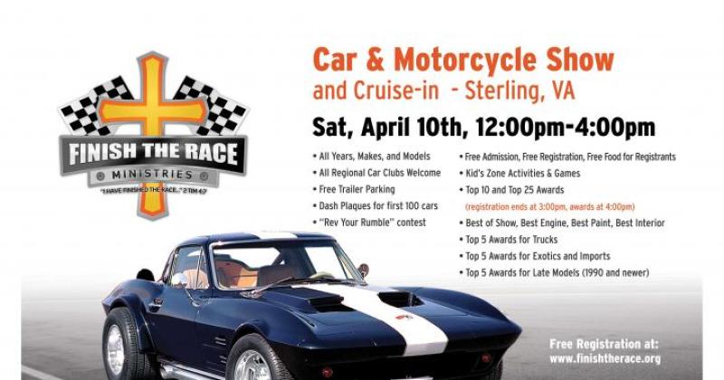 2021 Finish The Race Spring Car & Motorcycle Show and Cruise-In