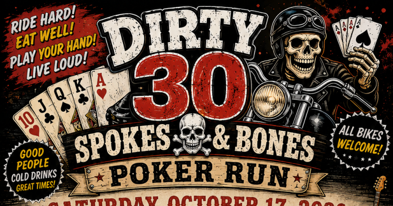 Spokes and Bones Poker Run