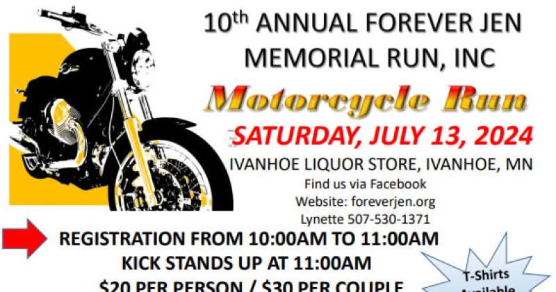 Forever Jen Memorial Motorcycle Run