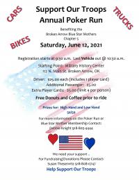 Support our Troops Annual Poker run