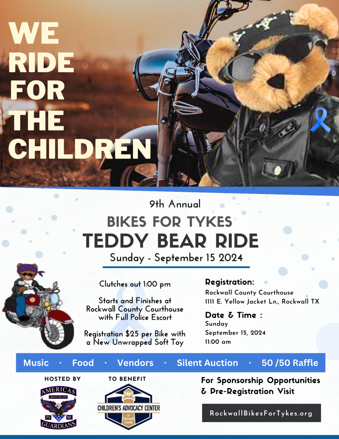 Bikes for Tykes Teddy Bear Ride