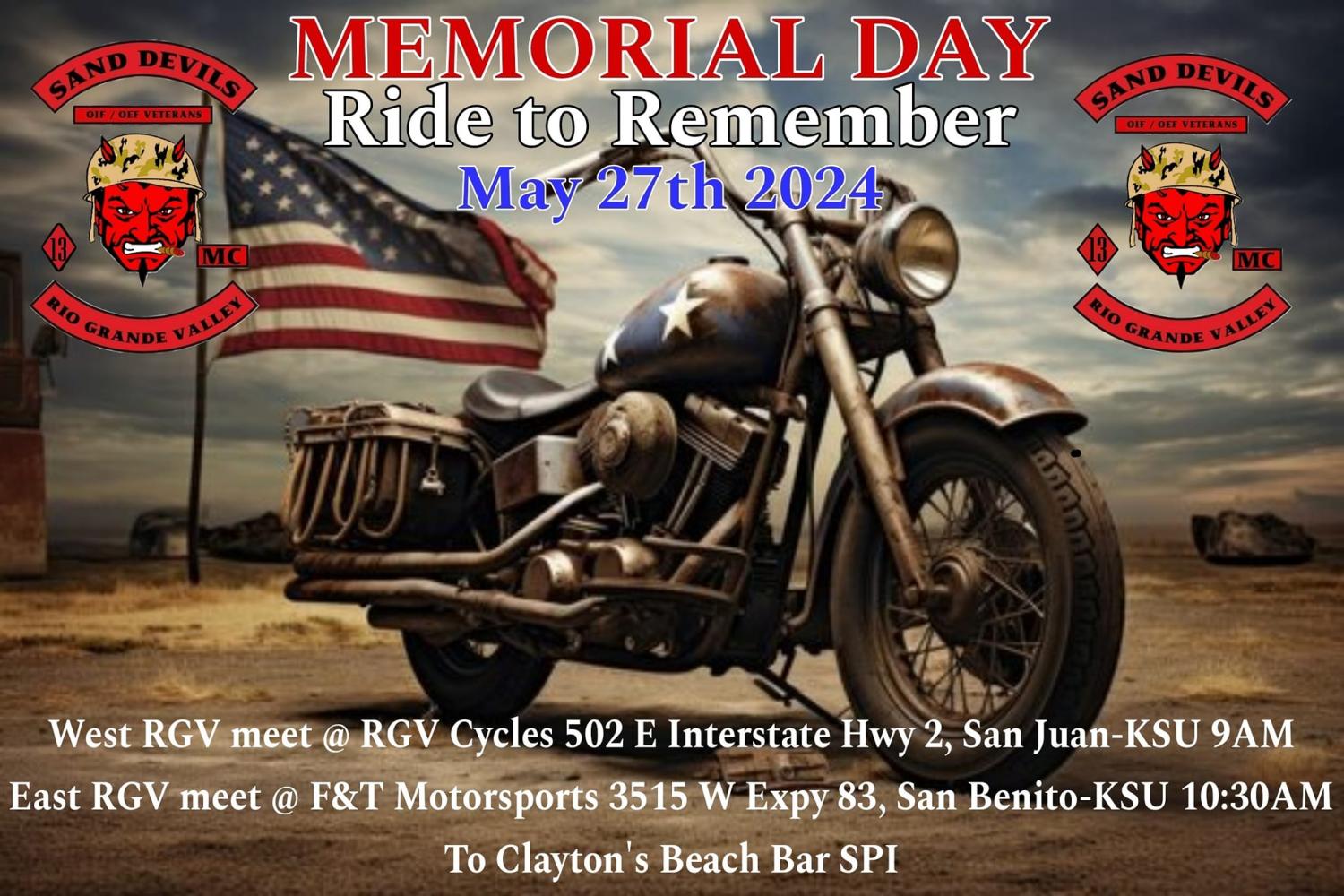 Memorial Day Ride to Remember