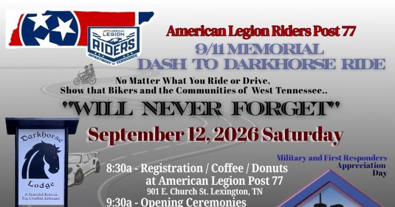 Dash to Darkhorse - ALR Post 77 Annual Memorial Ride