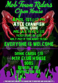 Mob Town Riders RC Open House AYCE Crawfish