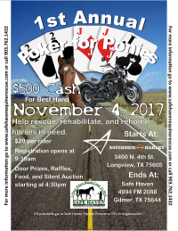 1st Annual Poker for Ponies