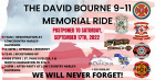 CANCELLED | The David Bourne 9/11 Memorial Ride 2022