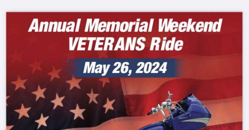 Memorial Memorial Weekend Veterans Ride