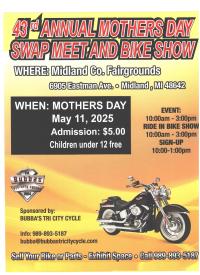 Midland Mothers Day Swap Meet & Bike Show