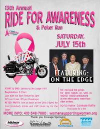 13th Annual Ride for Awareness and Poker Run 