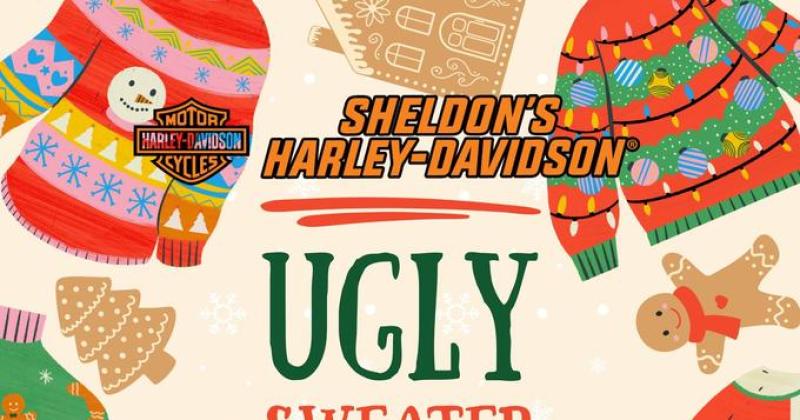Ugly Sweater Party at Sheldon's Harley-Davidson 