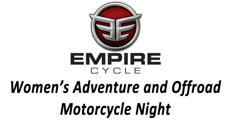 Women's Adventure and Offroad Motorcycle Night