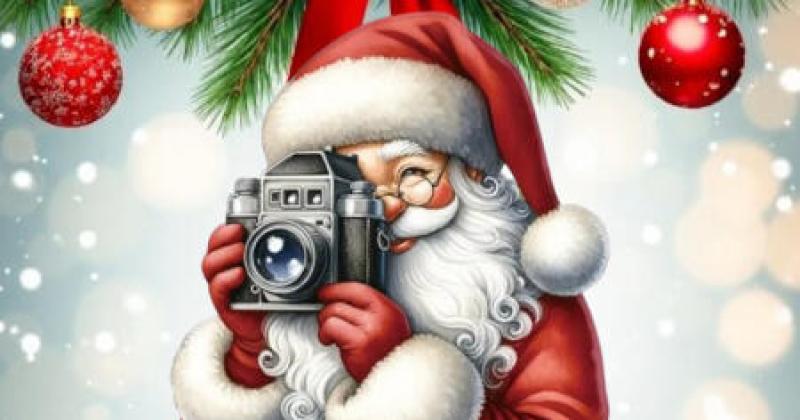 Photos with Santa at Sierra Steel Harley-Davidson