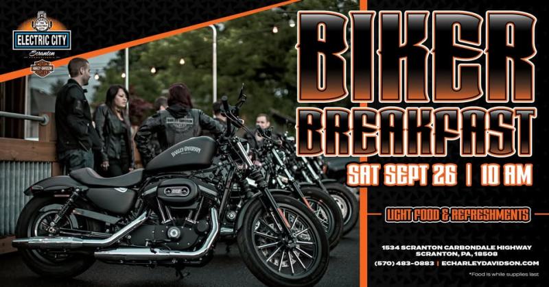 Biker Breakfast at Electric City Harley-Davidson