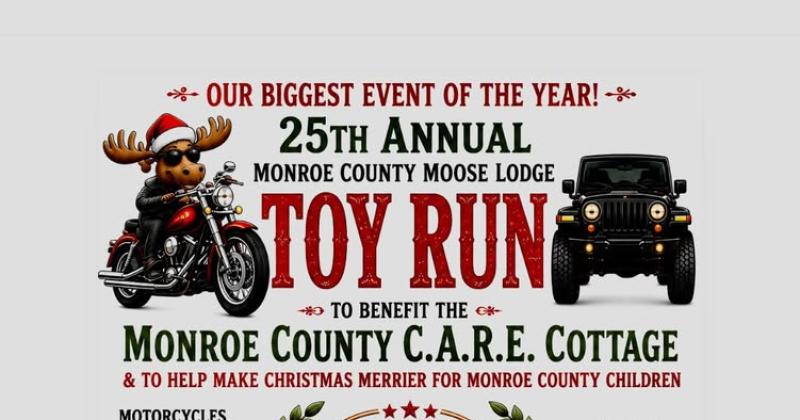 25th Annual Monroe County Moose Lodge Toy Run