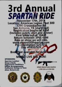 3RD Annual Spartan Ride