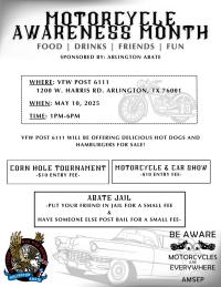 Arlington ABATE Motorcycle Awareness Month