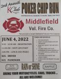 2nd Annual Poker Chip Run to Benefit Middlefield Vol. Fire Co.