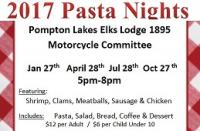 Pompton Lakes Elks Motorcycle Committee Pasta Night