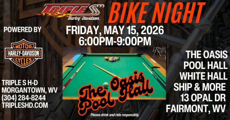 Bike Night at The Oasis Pool Hall