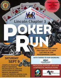 American Legion Riders Lincoln Chapter 3, Poker Run