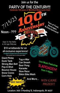 Mid-West Motorcycle Club 100th Anniversary 