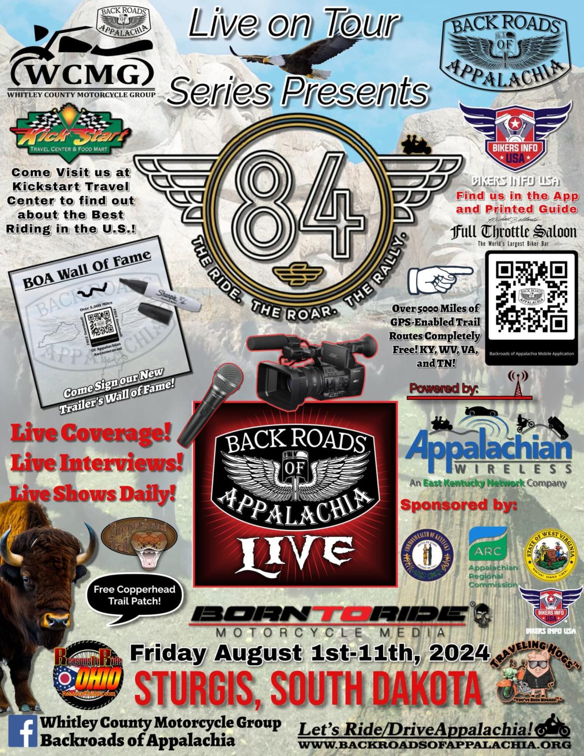 The WCMG and BOA Presents Our annual Sturgis Motorcycle Rally 