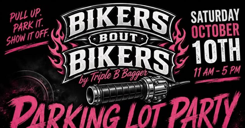 Bikers Bout Bikers Parking Lot Party