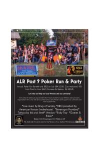 ALR Post 9 Poker Run & Party