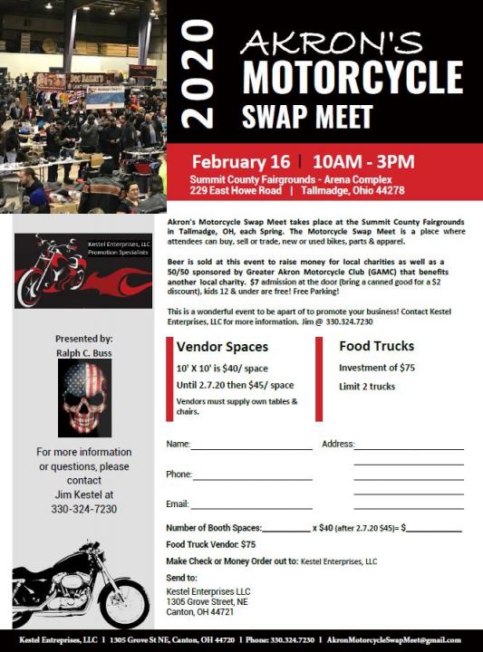 Akron's Motorcycle Swap Meet CycleFish