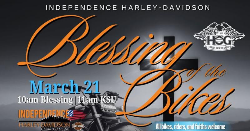 Blessing of the Bikes at Independence Harley-Davidson