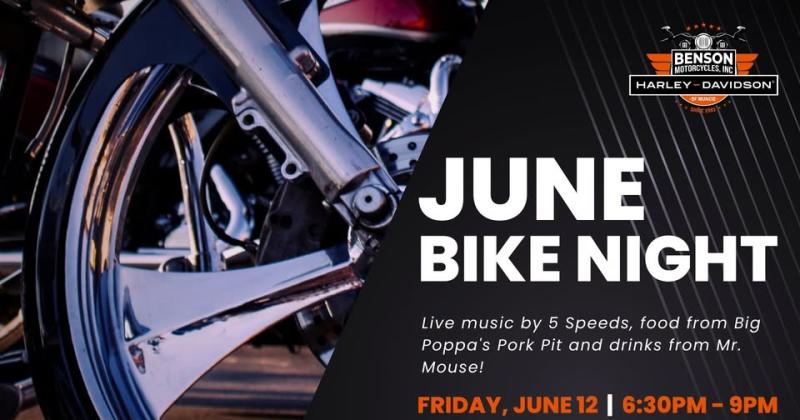 Benson Motorcycles June Bike Night 2026