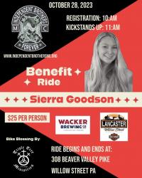 Benefit ride for Sierra Goodson 