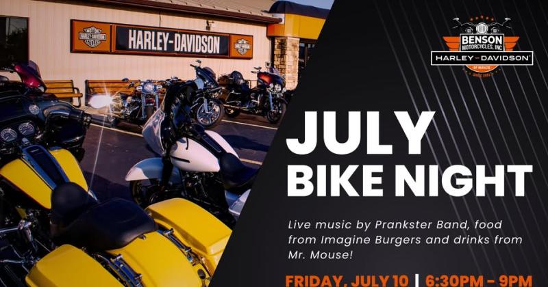 Benson Motorcycles July Bike Night 2026