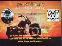 Mikes Last Bike Nite