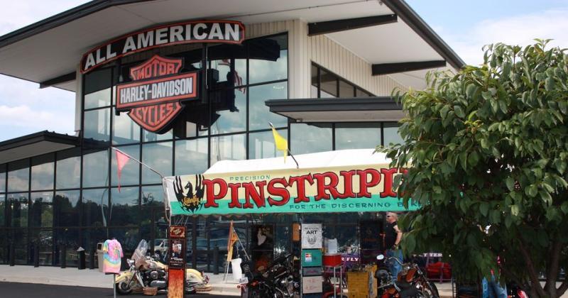 LETTERFLY PINSTRIPING AT ALL AMERICAN