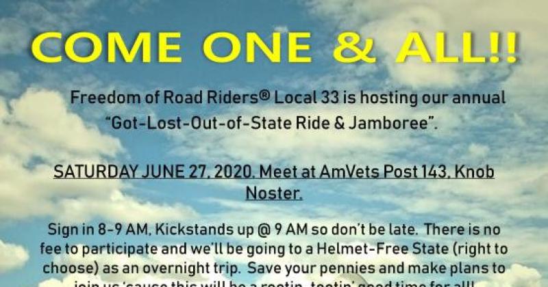 Got-Lost-Out-of-State Ride& Jamboree