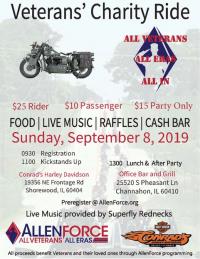 3rd Annual Veterans' Charity Ride & Party