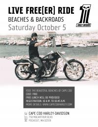 Live Free[er] Beaches & Back Roads  Ride