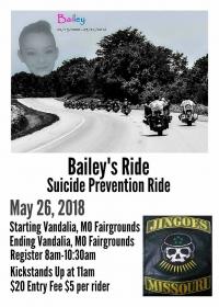 Bailey's Ride Suicide Prevention Ride