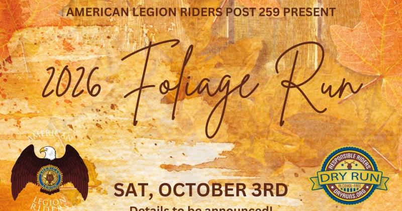 9th Annual American Legion Riders Foliage Run