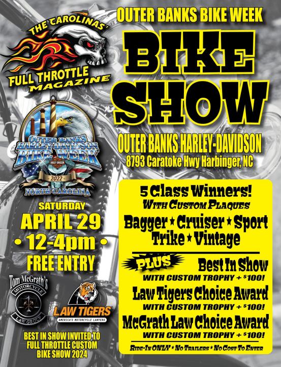 Outer Banks Bike Week Bike Show CycleFish