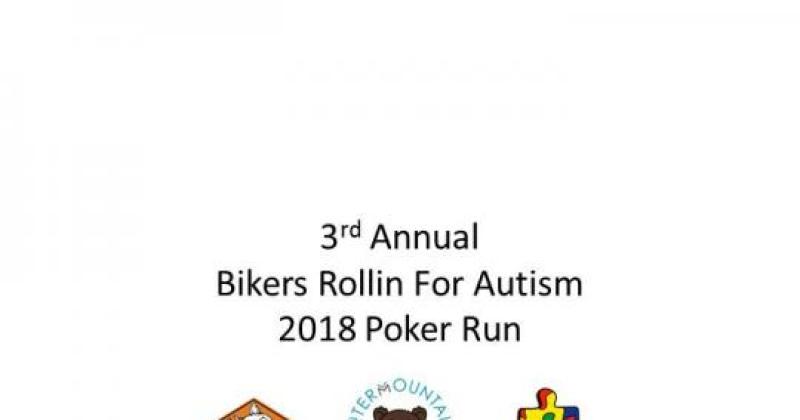 3rd Annual Bikers Rollin for Autism 2018 Poker Run