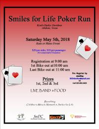 Smiles for Life Poker Run