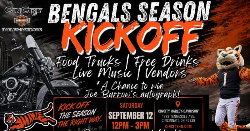 Bengals Season Kickoff at CinCity Harley-Davidson