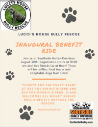 Lucci's House Bully Rescue Inaugural Benefit Ride