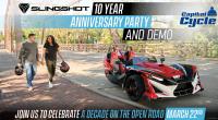 SLINGSHOT 10 YEAR ANNIVERSARY PARTY AND DEMO DAY